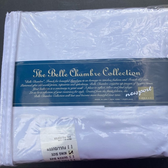 Belle Chambre Bedskirt Dual King Odyssey Tan Cream Neutral Bloomingdales New - Picture 2 of 9